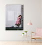 Wallity Cuadro Decorativo de Cristal Templado Banksy 70 x 100 cm